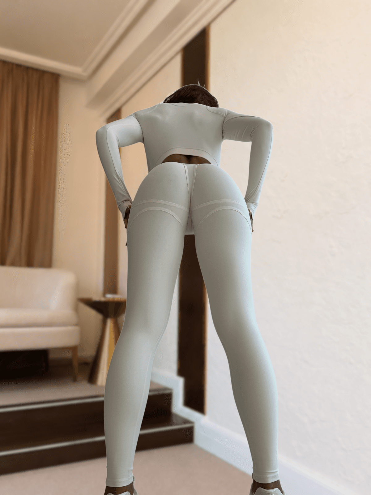 WOW Long Cream Top