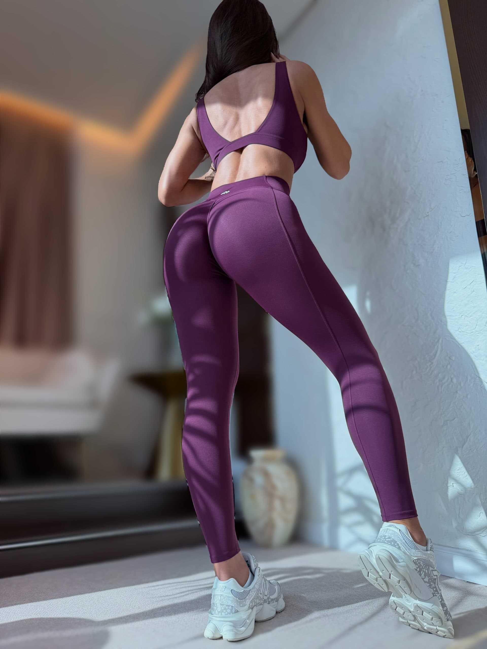 RUN Purple Leggings