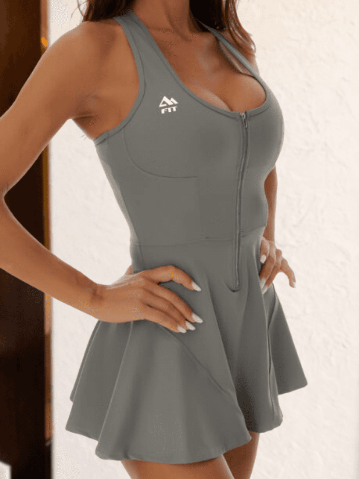 Gray Party Dress