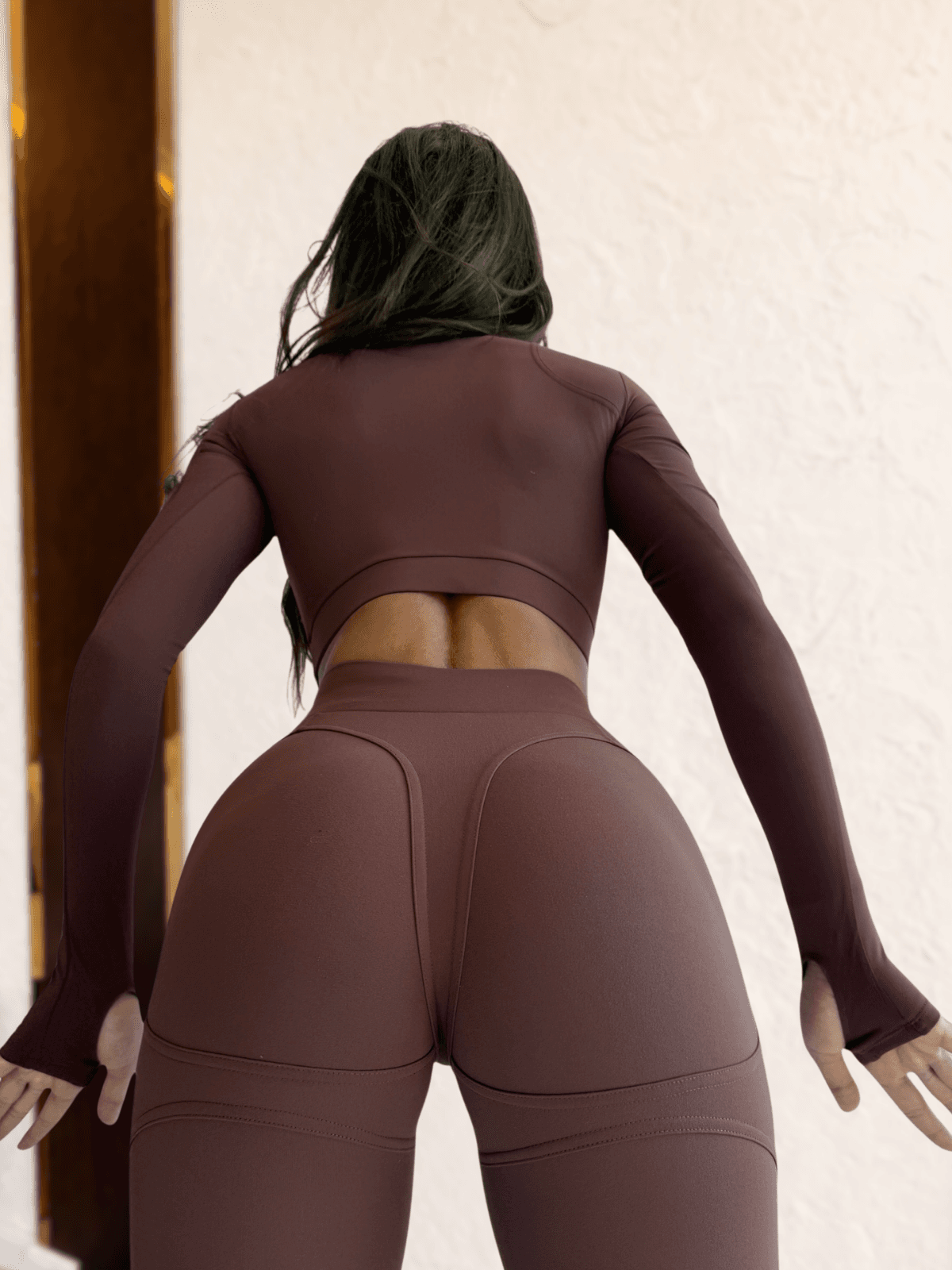 Colanți WOW Brown