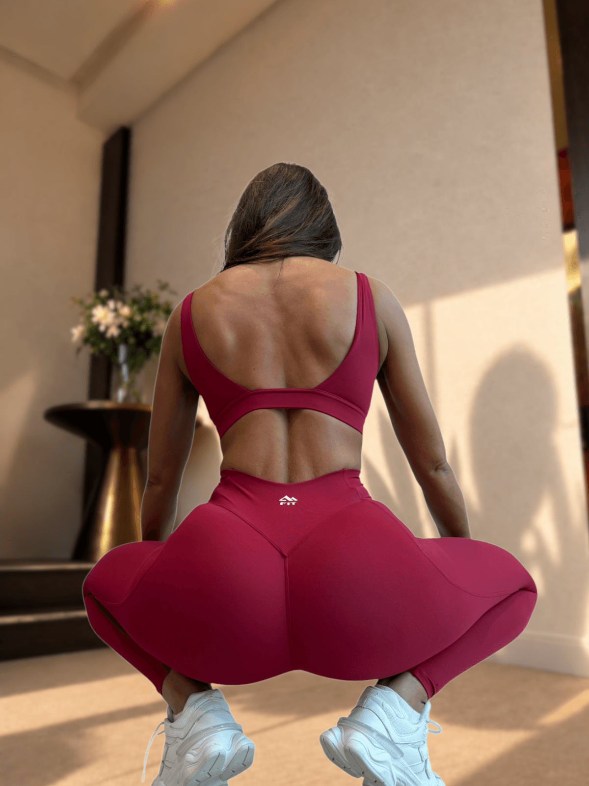 RUN Burgundy Leggings