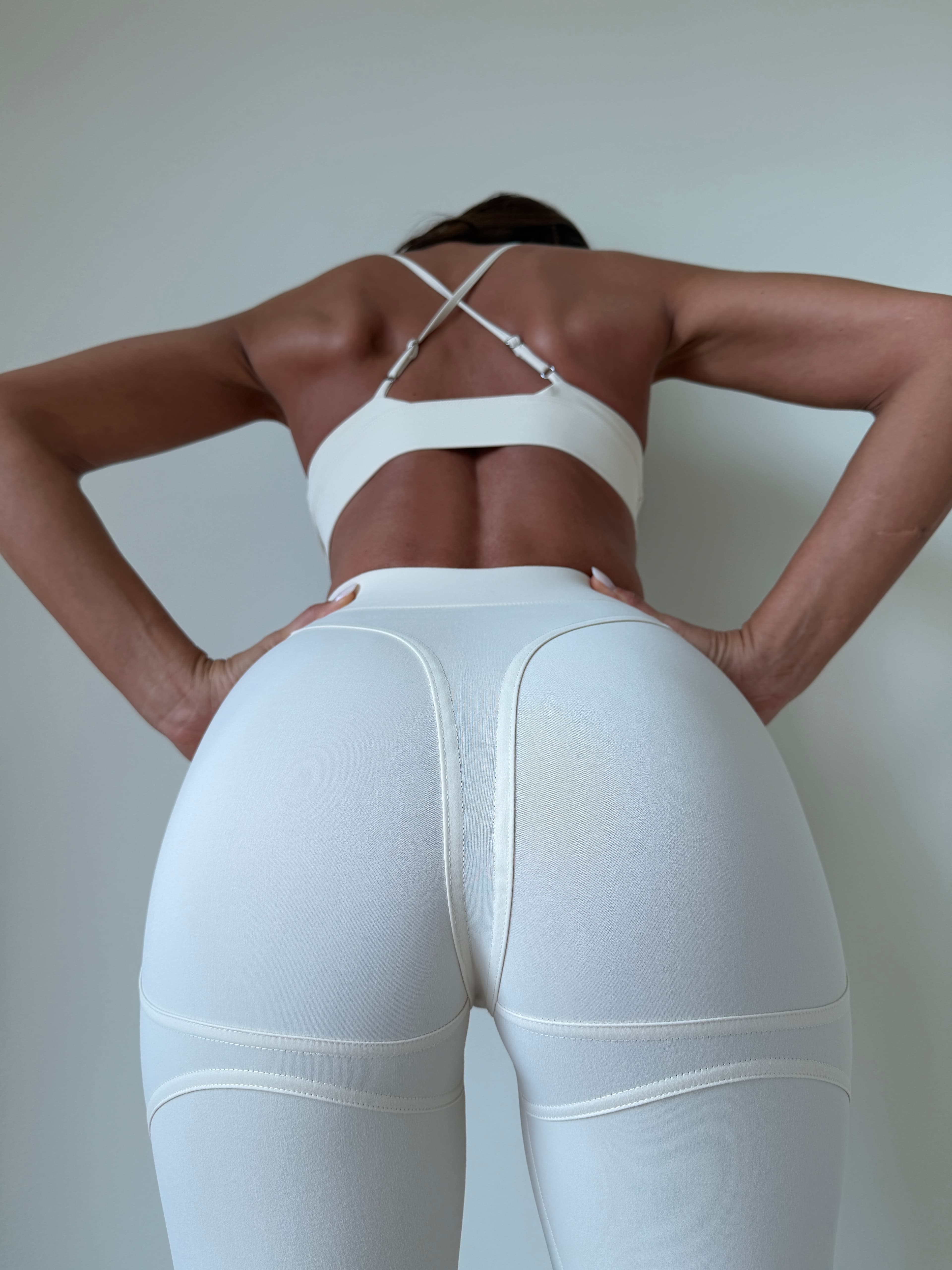 WOW BABY Cream Sports Bra