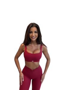RUN Burgundy Bra